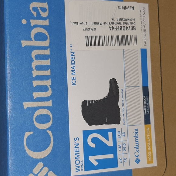 New Womens Columbia Omni Grip Snow Ski Boots 100% Leather Waterproof Anti Slip - Picture 9 of 9